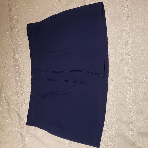 JAG New Solid Skirted Swim Boardshort with Built-in Brief NWT Navy Women's L - Picture 2 of 11